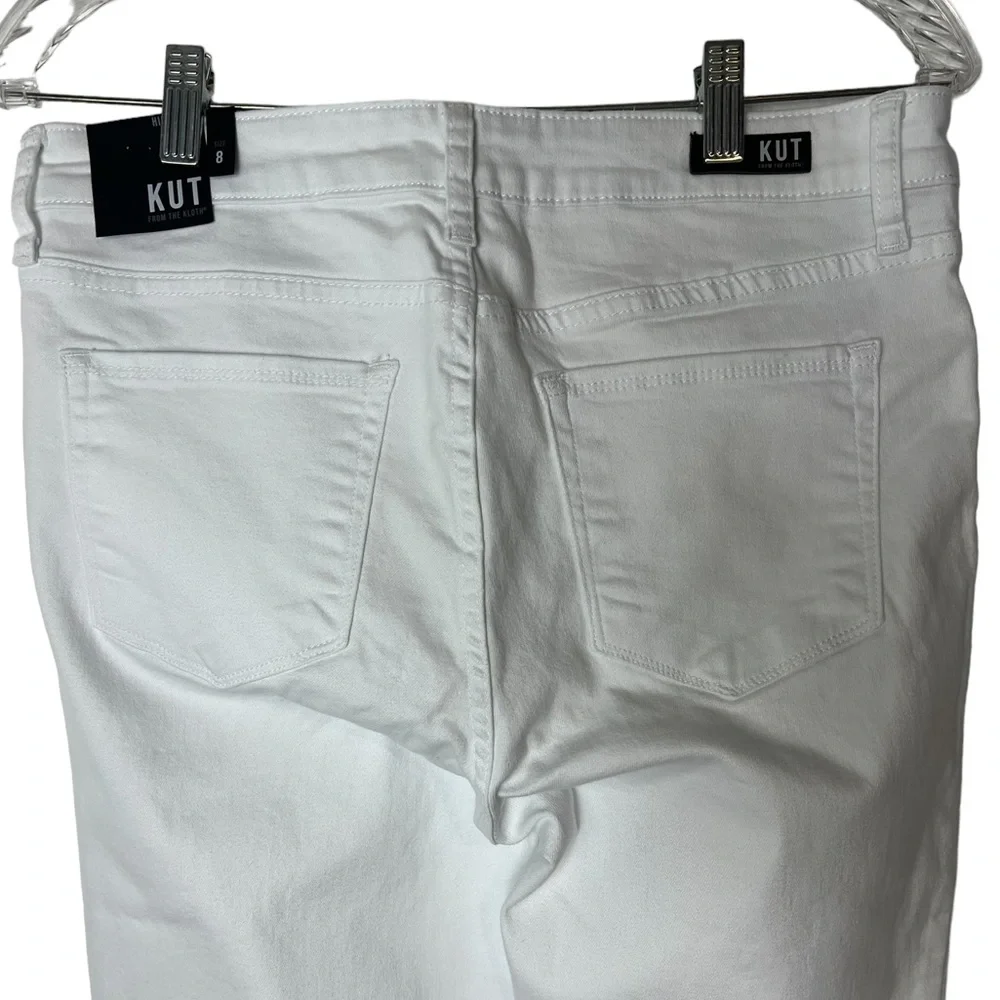Kut from the Cloth Stella Optic White High Rise Flare Jean - Picture 14 of 15